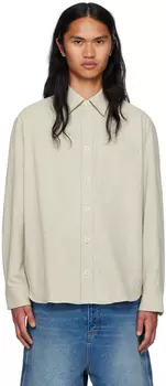 Бежевая рубашка Aston A.P.C.