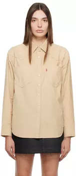 Бежевая рубашка Донован Levi's