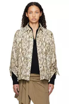 Бежевая рубашка Florania Isabel Marant