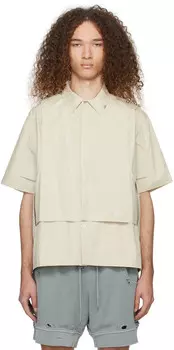 Бежевая рубашка Intervein C2H4