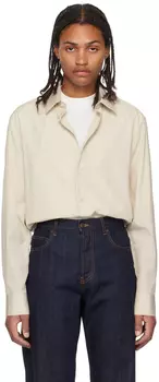 Бежевая рубашка Julio The Row