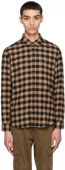 Бежевая рубашка Лиама BOSS