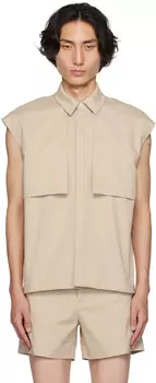 Бежевая рубашка Несли K.NGSLEY