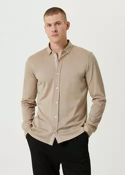 Бежевая рубашка Network