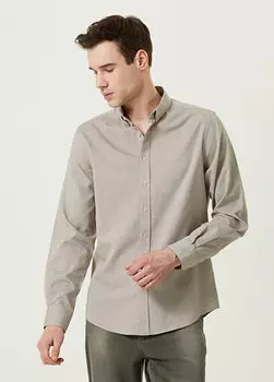 Бежевая рубашка Network