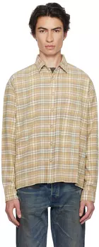 Бежевая рубашка-поло John Elliott