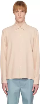 Бежевая рубашка Sense Sfr