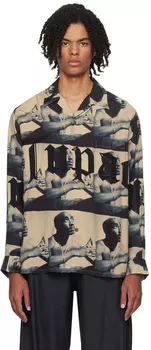 Бежевая рубашка Тупака WACKO MARIA