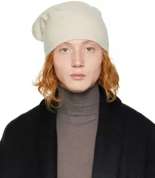 Бежевая шапка из кашемира Frenckenberger
