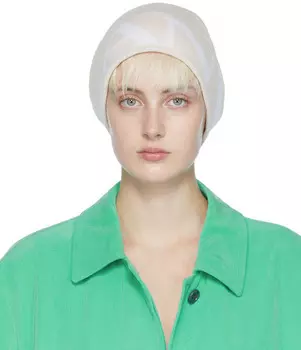 Бежевая шерстяная шапка Lanvin