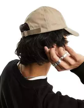 Бежевая спортивная кепка Tommy Jeans