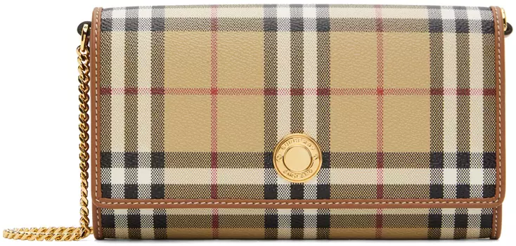 Бежевая сумка через плечо Hannah Burberry, цвет Archive beige