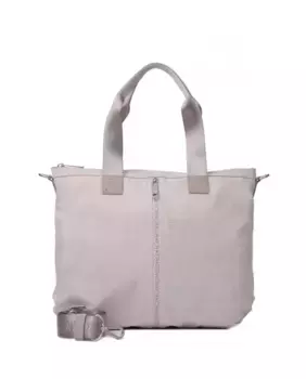 Бежевая сумка через плечо на молнии Kcb