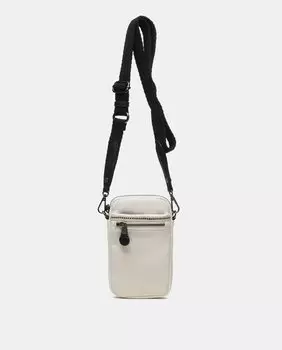 Бежевая сумка для мобильного телефона из переработанных материалов Abbacino, бежевый