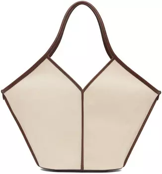 Бежевая сумка-тоут Calella HEREU