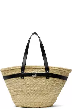 Бежевая сумка-ведро Palm Coperni