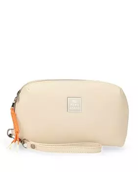 Бежевая сумочка Bea с боковой ручкой Pepe Jeans, золотой