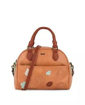 Бежевая сумочка на молнии SKPAT, бежевый