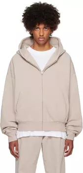 Бежевая термотолстовка с капюшоном Entire Studios