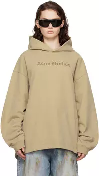Бежевая толстовка с логотипом Acne Studios