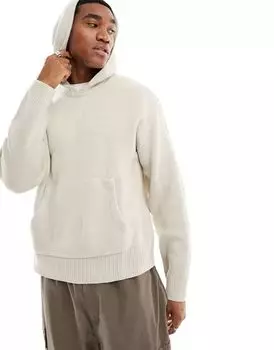 Бежевая толстовка свободного кроя Jack & Jones