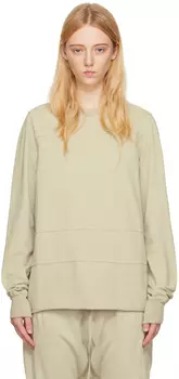 Бежевая толстовка в сетку Rick Owens Drkshdw