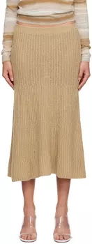 Бежевая юбка-миди Isola Gimaguas