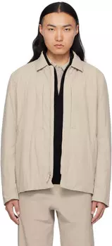 Бежевая утепленная рубашка Mionn Veilance