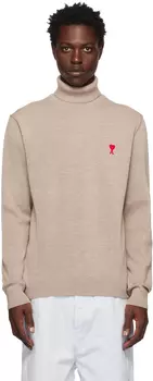 Бежевая водолазка Ami De Cur AMI Alexandre Mattiussi