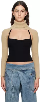 Бежевая водолазка Pop Mangas Gimaguas