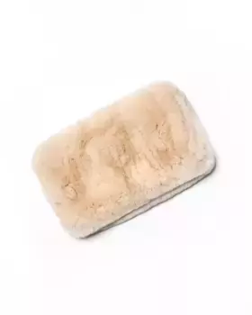 Бежевая вязаная повязка на голову в стиле рекса Maximilian, кремовый