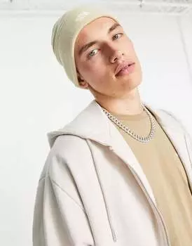 Бежевая вязаная шапка The North Face Norm