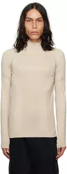 Бежевая жаккардовая водолазка MISBHV