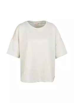 Бежевая женская футболка с круглым вырезом Pierre Cardin