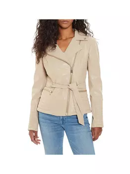Бежевая женская куртка Guess