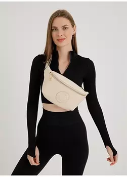 Бежевая женская поясная сумка Beverly Hills Polo Club