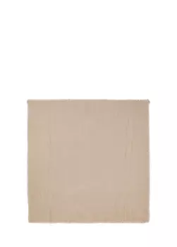 Бежевая женская шерстяная шаль с логотипом Valentino Garavani