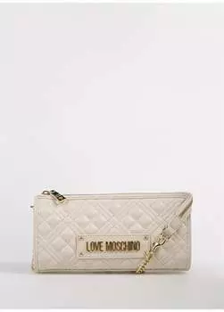 Бежевая женская сумка через плечо 15X14x14 см JC4011PP1ILA0110 Love Moschino, бежевый