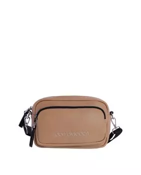 Бежевая женская сумка через плечо на молнии Don Algodn, бежевый