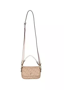 Бежевая женская сумка через плечо размером 19X11x7 см US24101 U.S. Polo Assn., бежевый