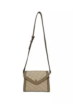 Бежевая женская сумка через плечо размером 24X19x6 см US24122 U.S. Polo Assn., бежевый