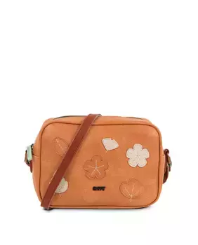 Бежевая женская сумка через плечо с регулируемой ручкой Leaves SKPAT, бежевый