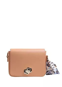 Бежевая женская сумка на плечо Fabrika
