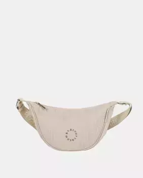 Бежевая женская сумка-поясная сумка через плечо Curve Devota & Lomba