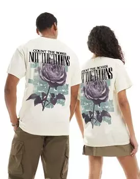 Бежево-бежевый цвет PRNT x ASOS Count the Roses