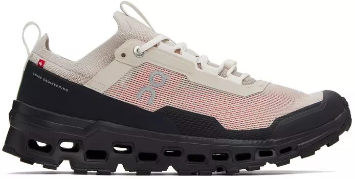 Бежево-черные кроссовки Cloudultra 2 On