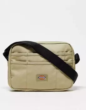 Бежево-коричневая сумка-мессенджер Dickies Moreauville