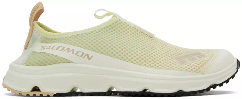Бежево-зеленые кроссовки Rx Moc 3.0 Salomon