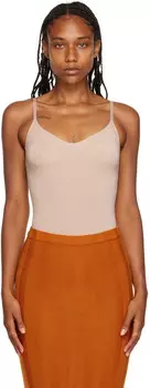 Бежевое бамбуковое боди Baserange