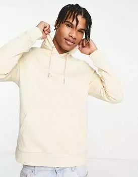 Бежевое худи ASOS DESIGN